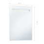 Espejo de pared de baño con LED 60x80 cm de vidaXL, Espejos - Ref: Foro24-144709, Precio: 63,33 €, Descuento: %