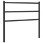 Black metal headboard 107 cm by , Headboards and footboards - Ref: Foro24-355395, Price: 23,21 €, Discount: %