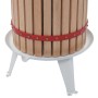 Wine and fruit press with cloth cloth 24 L oak wood by vidaXL, wine production - Ref: Foro24-144744, Price: 137,58 €, Discoun...