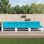 Cushions for pallets, 7 pieces, turquoise fabric by , Cushions for chairs and sofas - Ref: Foro24-3217154, Price: 247,17 €, D...