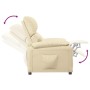 Sillón reclinable de tela crema de , Sillones - Ref: Foro24-340176, Precio: 219,99 €, Descuento: %