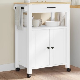 MONZA solid pine wood kitchen cart 60x40x90 cm by , Kitchen and dining carts - Ref: Foro24-376099, Price: 172,16 €, Discount: %