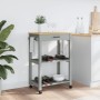 Carrito de cocina MONZA madera maciza de pino 60x40x90 cm de , Carros de cocina y comedor - Ref: Foro24-376092, Precio: 116,9...