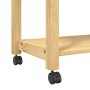 MONZA solid pine wood kitchen cart 84x40x90 cm by , Kitchen and dining carts - Ref: Foro24-376103, Price: 109,87 €, Discount: %