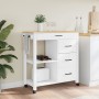 Carrito de cocina MONZA madera maciza de pino 84x40x90 cm de , Carros de cocina y comedor - Ref: Foro24-376117, Precio: 197,5...