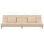 Two-seater sofa bed with two cream-colored fabric pillows by , Sofas - Ref: Foro24-375795, Price: 232,47 €, Discount: %