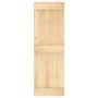 Sliding door with solid pine wood fittings 70x210 cm by , Doors - Ref: Foro24-3203254, Price: 182,94 €, Discount: %