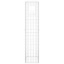 Iron gabion pole basket 40x40x180 cm by , fence posts - Ref: Foro24-151264, Price: 49,97 €, Discount: %