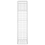 Iron gabion pole basket 40x40x180 cm by , fence posts - Ref: Foro24-151264, Price: 49,97 €, Discount: %