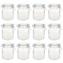 Glass jars with airtight seal 12 units 1 L by vidaXL, honey jars - Ref: Foro24-50823, Price: 47,03 €, Discount: %