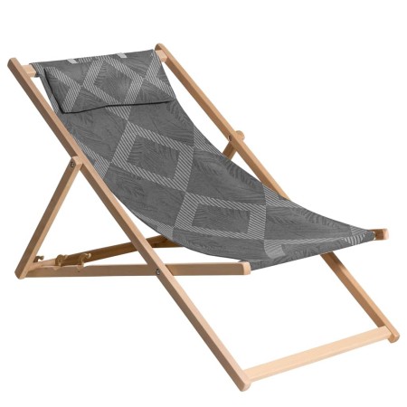 Madison Silla de playa Demi madera gris 55x90x87 cm de , Mobiliario de camping - Ref: Foro24-447178, Precio: 61,59 €, Descuen...