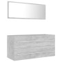 Set muebles de baño 2 piezas madera contrachapada gris hormigón de , Muebles de baño - Ref: Foro24-804858, Precio: 84,54 €, D...