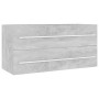 Set muebles de baño 2 piezas madera contrachapada gris hormigón de , Muebles de baño - Ref: Foro24-804858, Precio: 84,54 €, D...