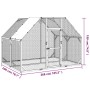 Solid impregnated pine wood chicken coop 268x200x190 cm by , Cages and habitats for small animals - Ref: Foro24-3102988, Pric...