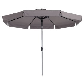 Madison Flores Luxe round umbrella 300 cm taupe by , Umbrellas - Ref: Foro24-418778, Price: 137,99 €, Discount: %