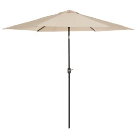 Madison Tenerife Round Ecru Parasol 300 cm by , Umbrellas - Ref: Foro24-429010, Price: 84,52 €, Discount: %