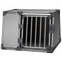 TRIXIE Geneigte Hundetransportbox Größe L Aluminium Graphit 39338 von , Transportboxen und Boxen für Haustiere - Ref: Foro24-...