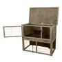 TRIXIE Garden hutch for small animals grey-green 116x97x63 cm by , Cages and habitats for small animals - Ref: Foro24-444028,...