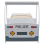 Cama infantil forma de coche de policía y escritorio 90x200 cm de vidaXL, Cunas y camas para niños - Ref: Foro24-244012, Prec...