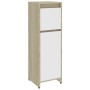 White and oak plywood bathroom cabinet 30x30x95 cm by , Bathroom furniture - Ref: Foro24-802665, Price: 66,08 €, Discount: %