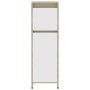 White and oak plywood bathroom cabinet 30x30x95 cm by , Bathroom furniture - Ref: Foro24-802665, Price: 66,08 €, Discount: %