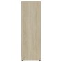 White and oak plywood bathroom cabinet 30x30x95 cm by , Bathroom furniture - Ref: Foro24-802665, Price: 66,08 €, Discount: %