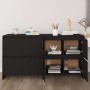 Sideboards 2 Einheiten, schwarzes Holzwerkstoff, 70 x 41 x 75 cm von , Sideboards - Ref: Foro24-3098090, Preis: 177,19 €, Rab...