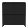 Sideboards 2 units black engineered wood 70x41x75 cm by , Sideboards - Ref: Foro24-3098090, Price: 177,19 €, Discount: %