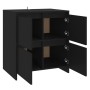 Sideboards 2 units black engineered wood 70x41x75 cm by , Sideboards - Ref: Foro24-3098090, Price: 177,19 €, Discount: %