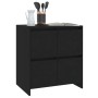 Sideboards 2 units black engineered wood 70x41x75 cm by , Sideboards - Ref: Foro24-3098090, Price: 177,19 €, Discount: %