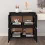 Sideboards 2 units black engineered wood 70x41x75 cm by , Sideboards - Ref: Foro24-3098090, Price: 177,19 €, Discount: %