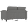 2-Sitzer-Sofa aus dunkelgrauem Mikrofaserstoff, 120 cm von , Sofas - Ref: Foro24-359557, Preis: 263,89 €, Rabatt: %