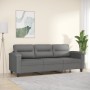 3-seater sofa in dark gray microfiber fabric 180 cm by , Sofas - Ref: Foro24-359569, Price: 334,66 €, Discount: %