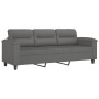 3-seater sofa in dark gray microfiber fabric 180 cm by , Sofas - Ref: Foro24-359569, Price: 334,66 €, Discount: %