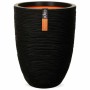 Capi Elegante Vase Low Nature Rib Schwarz 46x58 cm PKBLR783 von , Töpfe und Pflanzgefäße - Ref: Foro24-420582, Preis: 115,99 ...