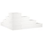 Planter 4 levels solid white pine wood 80.5x79x36 cm by , Pots and planters - Ref: Foro24-825318, Price: 99,69 €, Discount: %