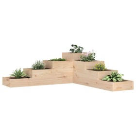 4-tier planter solid pine wood 106x104.5x36 cm by , Pots and planters - Ref: Foro24-825324, Price: 89,99 €, Discount: %