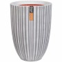 Capi Elegant low Urban Tube vase ivory color 55x73 cm by , Pots and planters - Ref: Foro24-420671, Price: 170,72 €, Discount: %