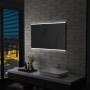 Espejo de pared de baño con LED y sensor táctil 100x60 cm de vidaXL, Espejos - Ref: Foro24-144734, Precio: 141,29 €, Descuent...