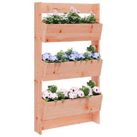 Wall planter 3 levels solid wood Douglas 60x18.5x110 cm by , Pots and planters - Ref: Foro24-825119, Price: 80,99 €, Discount: %