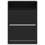 Shoe cabinet with 2 folding drawers black 80x34x116 cm by , Shoe racks and shoe organizers - Ref: Foro24-3214407, Price: 117,...