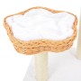 Rascador para gatos con poste de sisal madera natural de sauce de vidaXL, Mobiliario para gatos - Ref: Foro24-170725, Precio:...