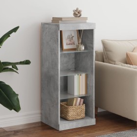 Concrete gray sideboard with LED lights 41x37x100 cm by , Sideboards - Ref: Foro24-836731, Price: 60,02 €, Discount: %