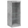 Concrete gray sideboard with LED lights 41x37x100 cm by , Sideboards - Ref: Foro24-836731, Price: 59,88 €, Discount: %