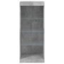 Concrete gray sideboard with LED lights 41x37x100 cm by , Sideboards - Ref: Foro24-836731, Price: 59,88 €, Discount: %