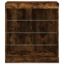 Sideboard with LED lights smoked oak 60.5x37x67 cm by , Sideboards - Ref: Foro24-836697, Price: 66,34 €, Discount: %