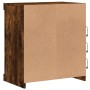 Sideboard with LED lights smoked oak 60.5x37x67 cm by , Sideboards - Ref: Foro24-836697, Price: 66,34 €, Discount: %