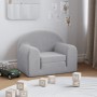 Sofá cama infantil felpa suave gris claro de , Mobiliario para bebés y niños pequeños - Ref: Foro24-357017, Precio: 37,58 €, ...