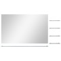 Wall mirror with 5 shelves silver 100x60 cm by , Mirrors - Ref: Foro24-326252, Price: 49,33 €, Discount: %