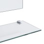 Wall mirror with 5 shelves silver 100x60 cm by , Mirrors - Ref: Foro24-326252, Price: 49,33 €, Discount: %